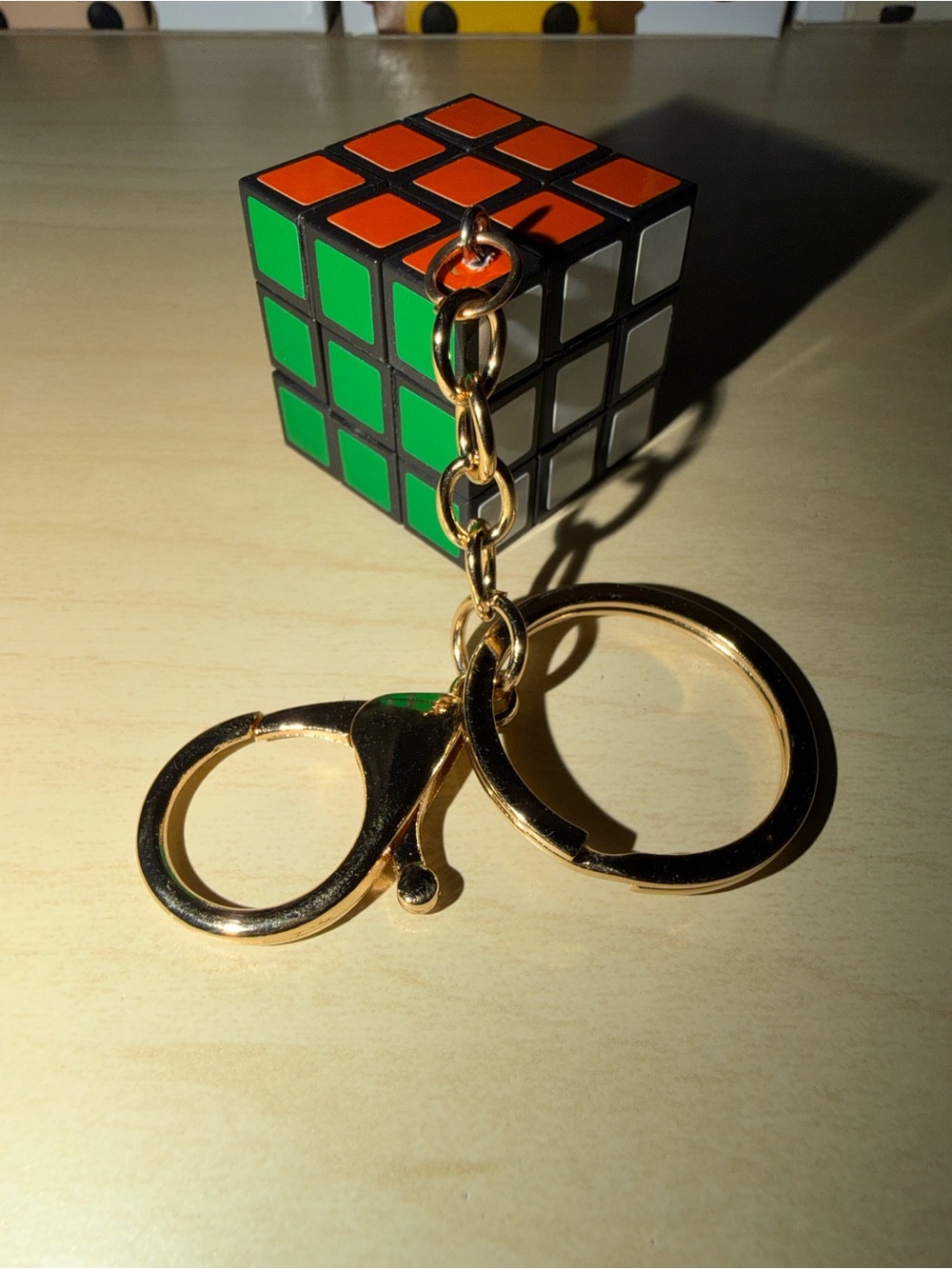 Mini Rubik's Cube Keychain